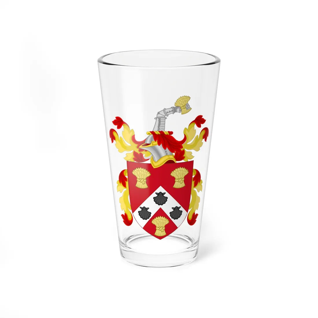 Coat of Arms of Charles Eden (United States) (Coat of Arms) Pint Glass 16oz 16oz - Go Mug Yourself