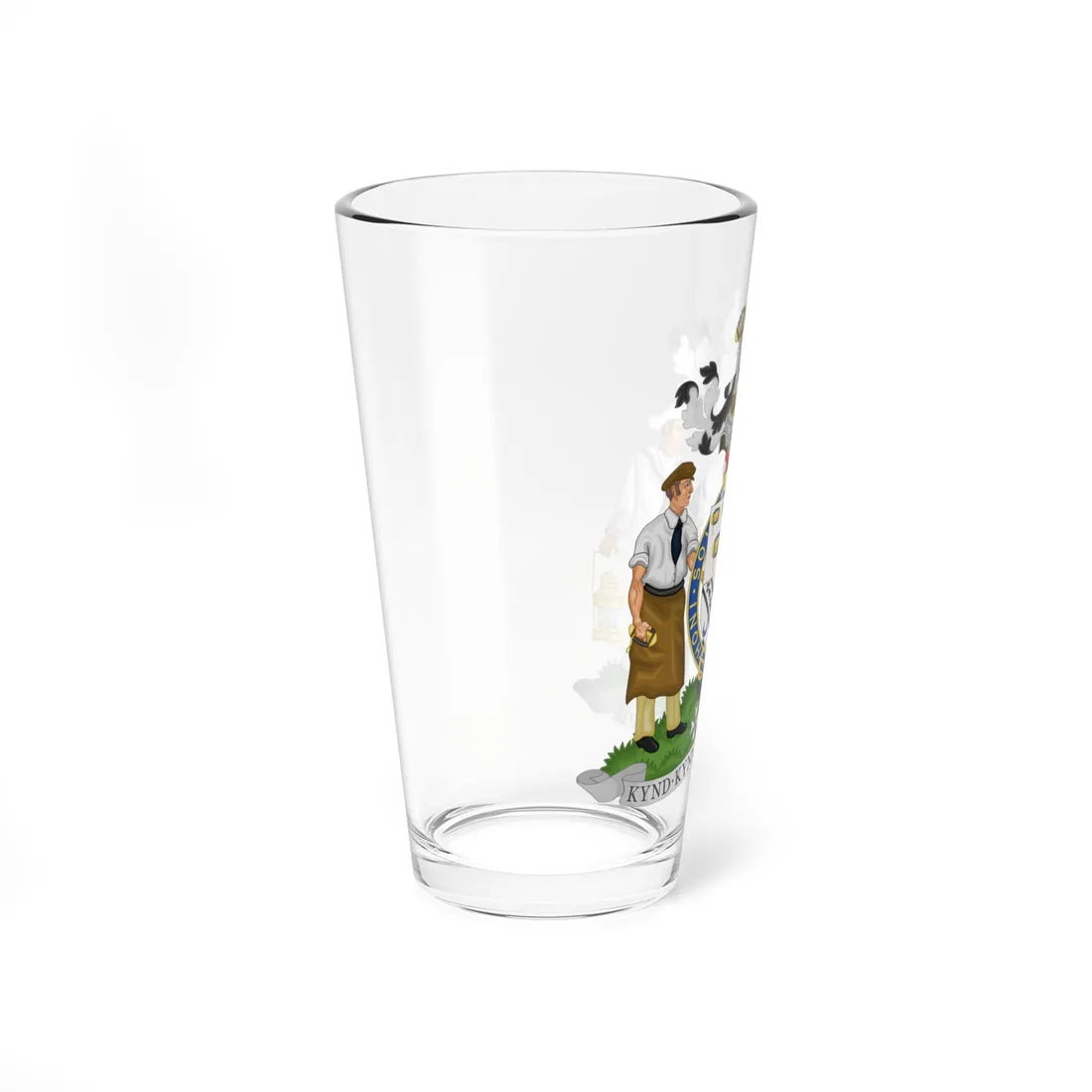 Coat of Arms of Charles Geoffrey Nicholas Baron Shuttleworth (United Kingdom) (Coat of Arms) Pint Glass 16oz - Go Mug Yourself