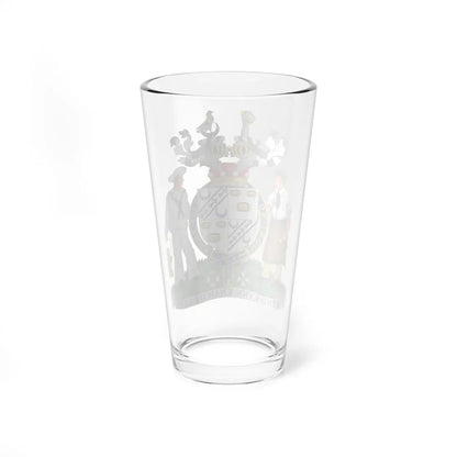 Coat of Arms of Charles Geoffrey Nicholas Baron Shuttleworth (United Kingdom) (Coat of Arms) Pint Glass 16oz - Go Mug Yourself