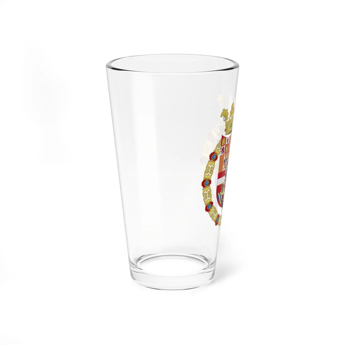Coat of Arms of Charles I of Spain-Flanders and Tyrol Escutcheon Variant1518-1520 (Spain) (Coat of Arms) Pint Glass 16oz - Go Mug Yourself