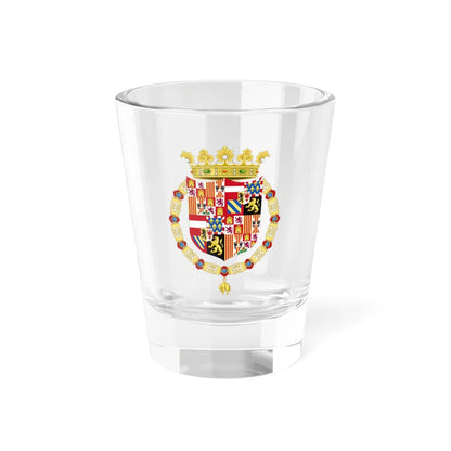 Coat of Arms of Charles I of Spain-Flanders and Tyrol Escutcheon Variant1518-1520 (Spain) (Coat of Arms) Shot Glass 1.5oz 1.5oz - Go Mug Yourself