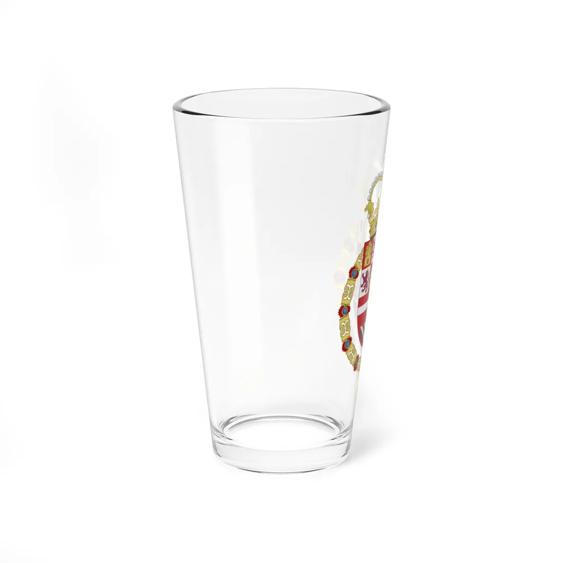 Coat of Arms of Charles II of Spain 1668-1700 (Spain) (Coat of Arms) Pint Glass 16oz - Go Mug Yourself