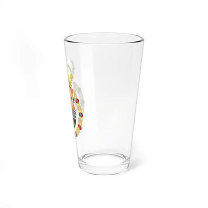 Coat of Arms of Charles II of Spain 1668-1700 (Spain) (Coat of Arms) Pint Glass 16oz - Go Mug Yourself