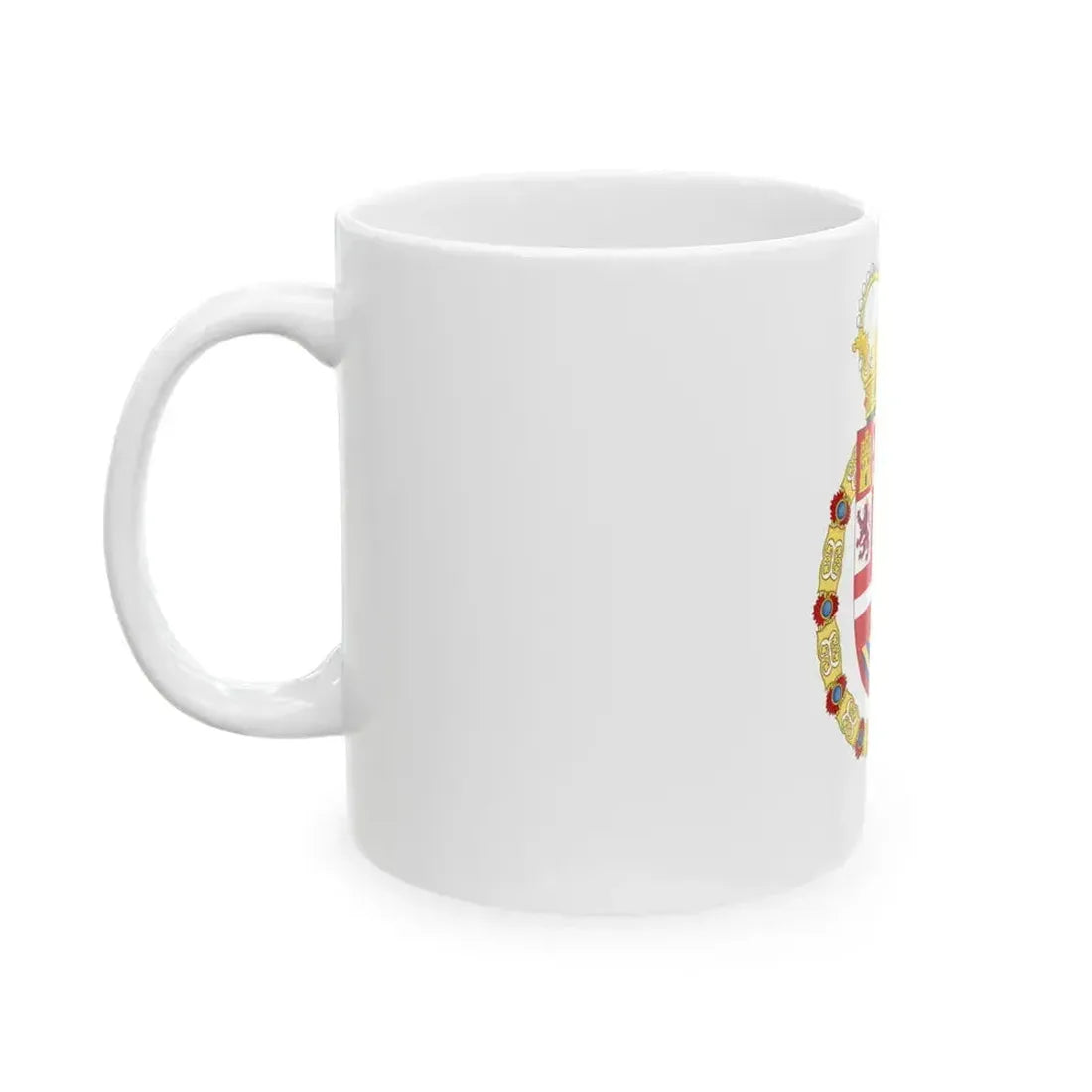 Coat of Arms of Charles II of Spain (1668-1700) - White Coffee Mug - Go Mug Yourself