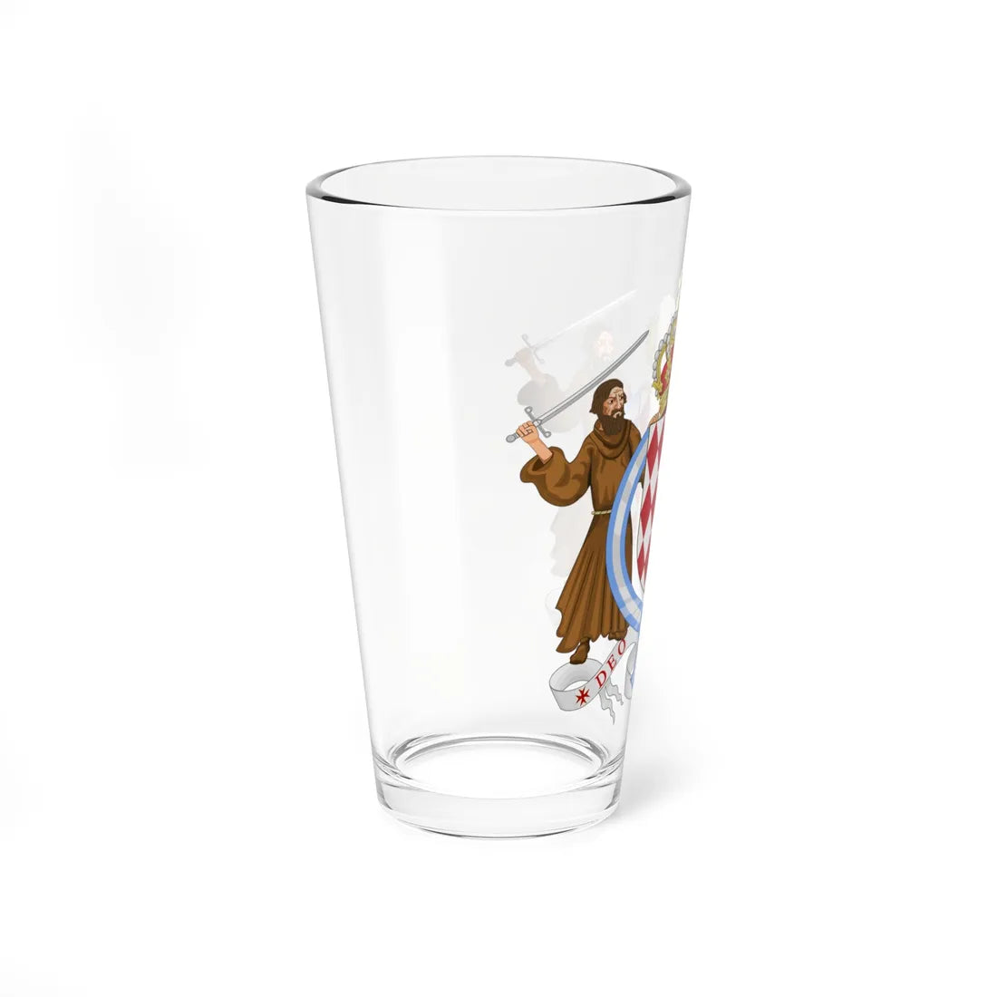 Coat of Arms of Charles III and Albert I of Monaco Order of Charles III (Spain) (Coat of Arms) Pint Glass 16oz - Go Mug Yourself