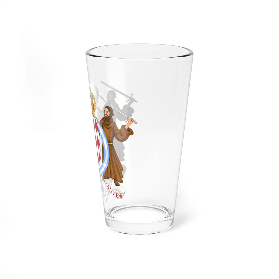 Coat of Arms of Charles III and Albert I of Monaco Order of Charles III (Spain) (Coat of Arms) Pint Glass 16oz - Go Mug Yourself