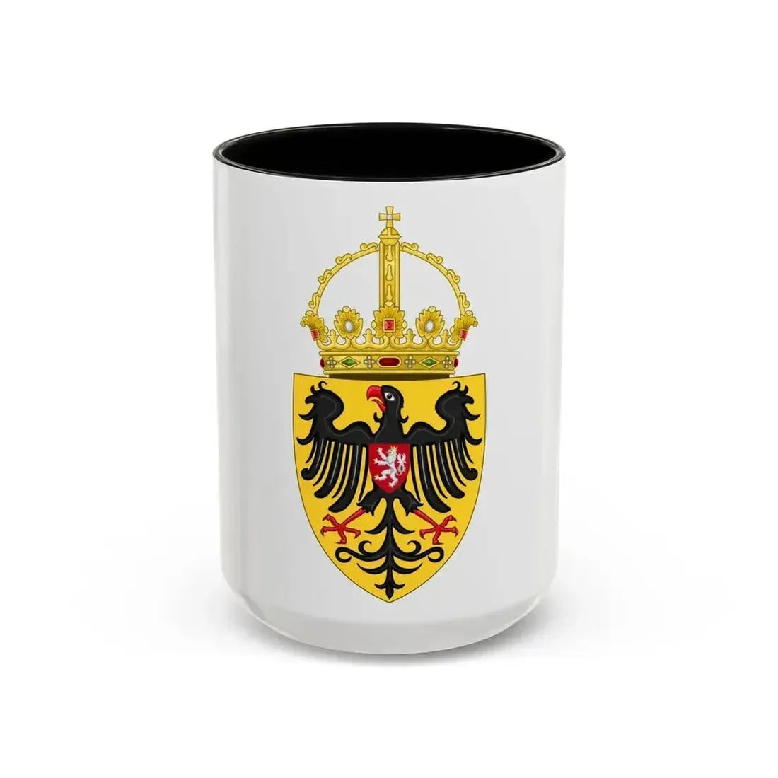 Coat of arms of Charles IV, Holy Roman Emperor - Accent Coffee Mug 15oz Black - Go Mug Yourself