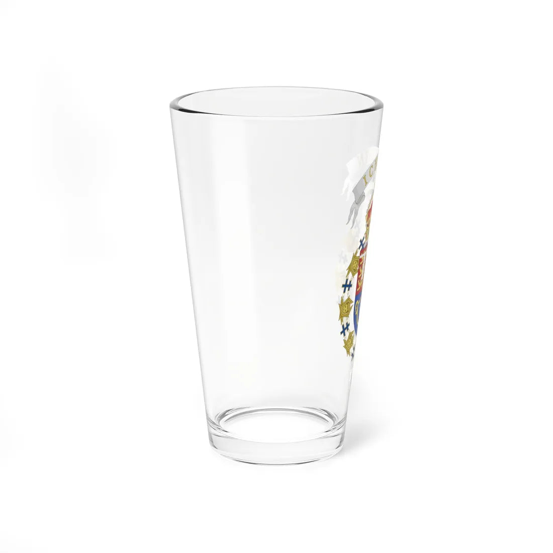 Coat of Arms of Charles Prince of Wales Order of the Seraphim (Sweden) (Coat of Arms) Pint Glass 16oz - Go Mug Yourself