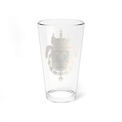 Coat of Arms of Charles V as Holy Roman Emperor Charles I as King of Spain-Or shield variant (Germany) (Coat of Arms) Pint Glass 16oz - Go Mug Yourself