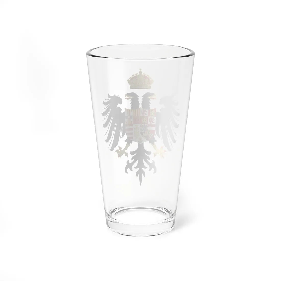 Coat of Arms of Charles V Holy Roman Emperor Charles I as King of Spain In Italy (Italy) (Coat of Arms) Pint Glass 16oz - Go Mug Yourself