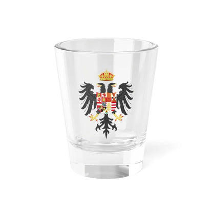 Coat of Arms of Charles V Holy Roman Emperor Charles I as King of Spain In Italy (Italy) (Coat of Arms) Shot Glass 1.5oz 1.5oz - Go Mug Yourself