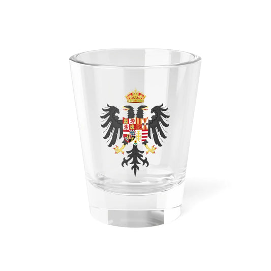 Coat of Arms of Charles V Holy Roman Emperor Charles I as King of Spain In Italy (Italy) (Coat of Arms) Shot Glass 1.5oz 1.5oz - Go Mug Yourself