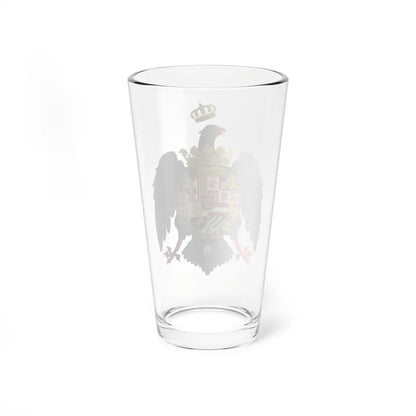 Coat of Arms of Charles V of Sicily (Italy) (Coat of Arms) Pint Glass 16oz - Go Mug Yourself