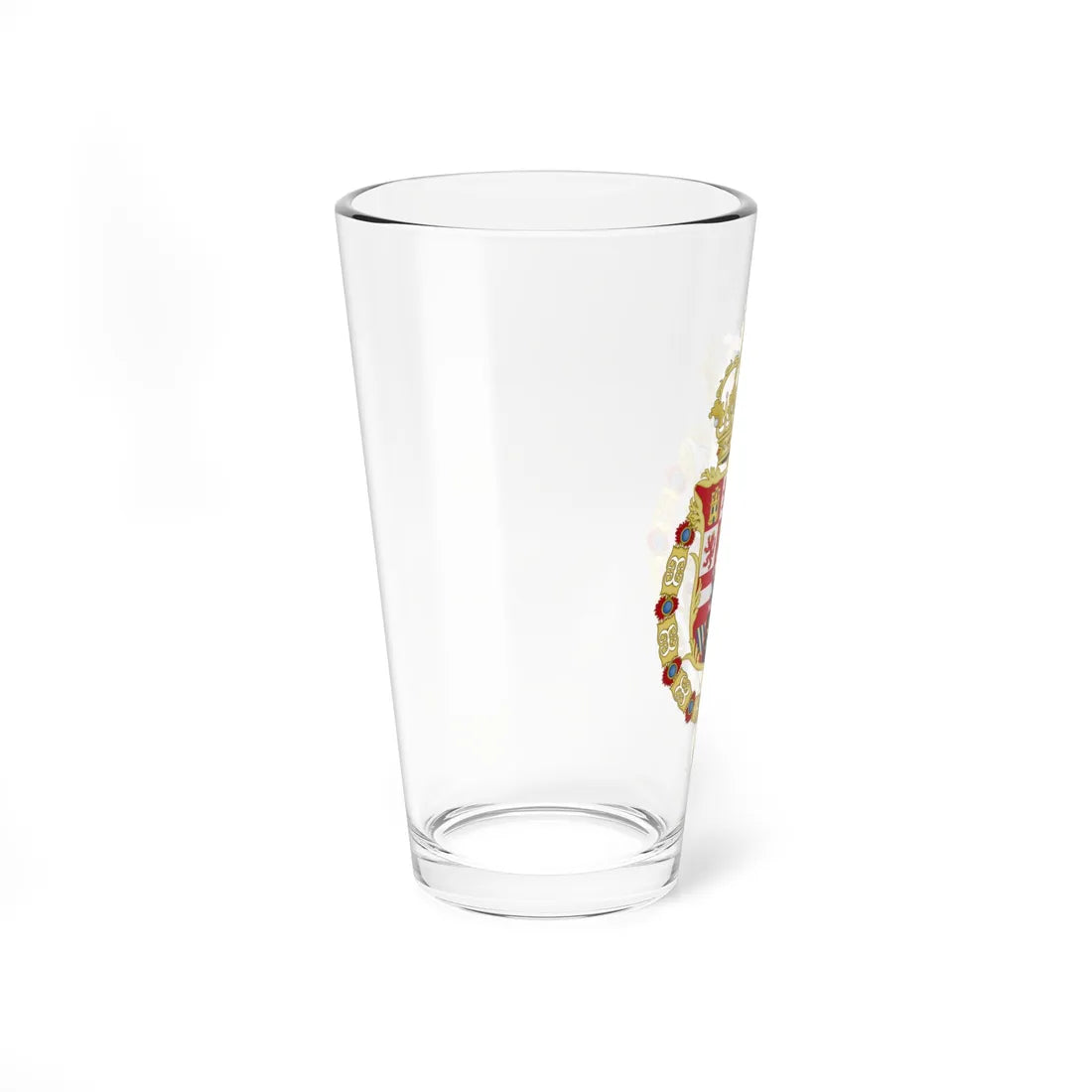 Coat of Arms of Charles VI of Austria as Monarch of Naples and Sicily (Austria) (Coat of Arms) Pint Glass 16oz - Go Mug Yourself