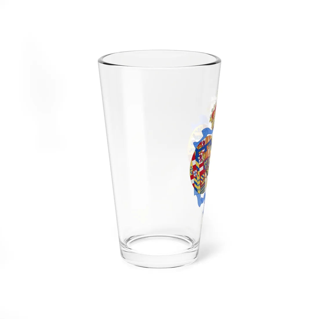 Coat of Arms of Charlotte Diana Duchess of Noto (Italy) (Coat of Arms) Pint Glass 16oz - Go Mug Yourself