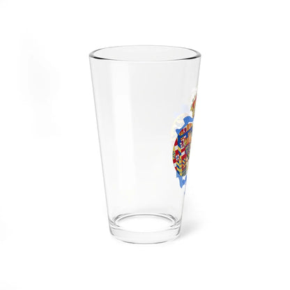 Coat of Arms of Charlotte Diana Duchess of Noto (Italy) (Coat of Arms) Pint Glass 16oz - Go Mug Yourself