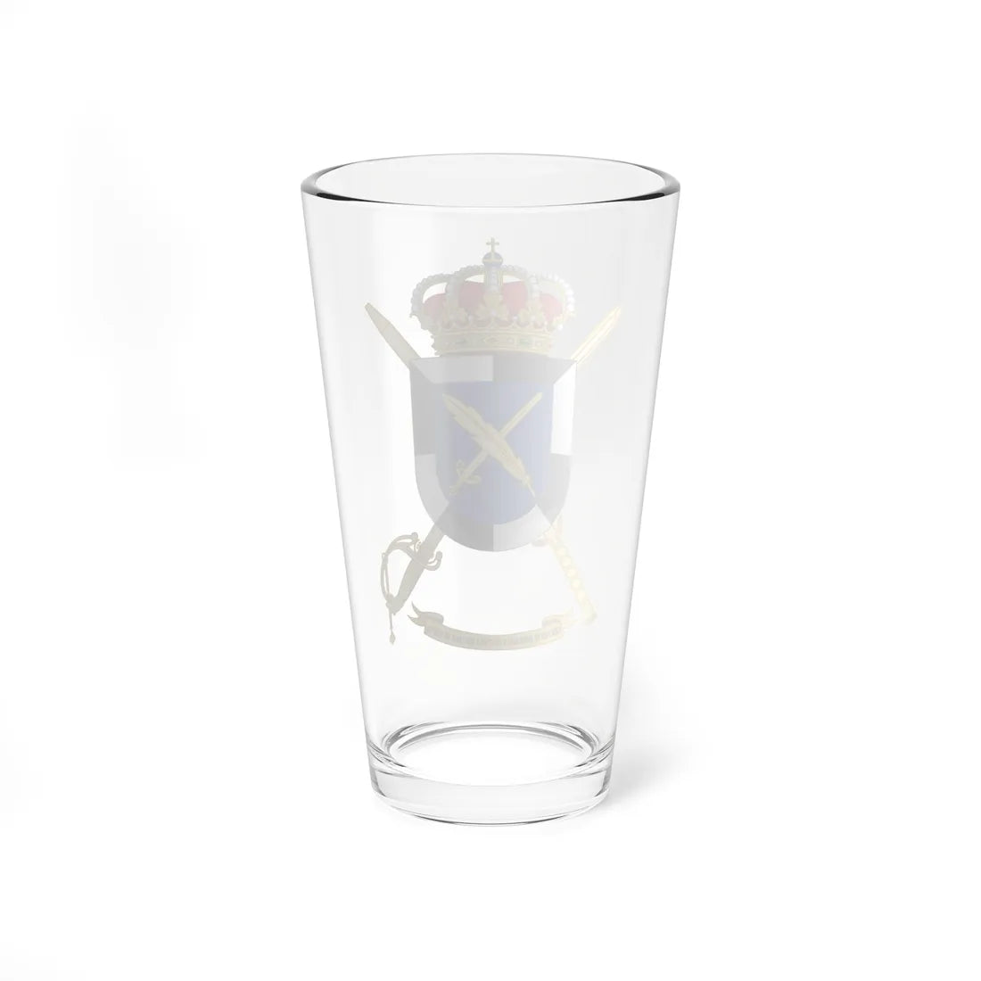 Coat of Arms of CHCM - Ceuta (Spain) (Coat of Arms) Pint Glass 16oz - Go Mug Yourself