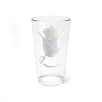 Coat of Arms of CHCM - Ceuta (Spain) (Coat of Arms) Pint Glass 16oz - Go Mug Yourself