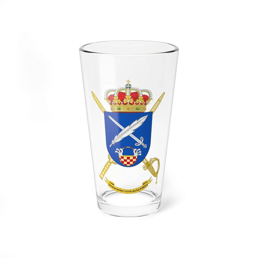 Coat of Arms of CHCM - Melilla (Spain) (Coat of Arms) Pint Glass 16oz 16oz - Go Mug Yourself