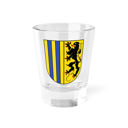 Coat of arms of Chemnitz (Germany) (Coat of Arms) Shot Glass 1.5oz 1.5oz - Go Mug Yourself