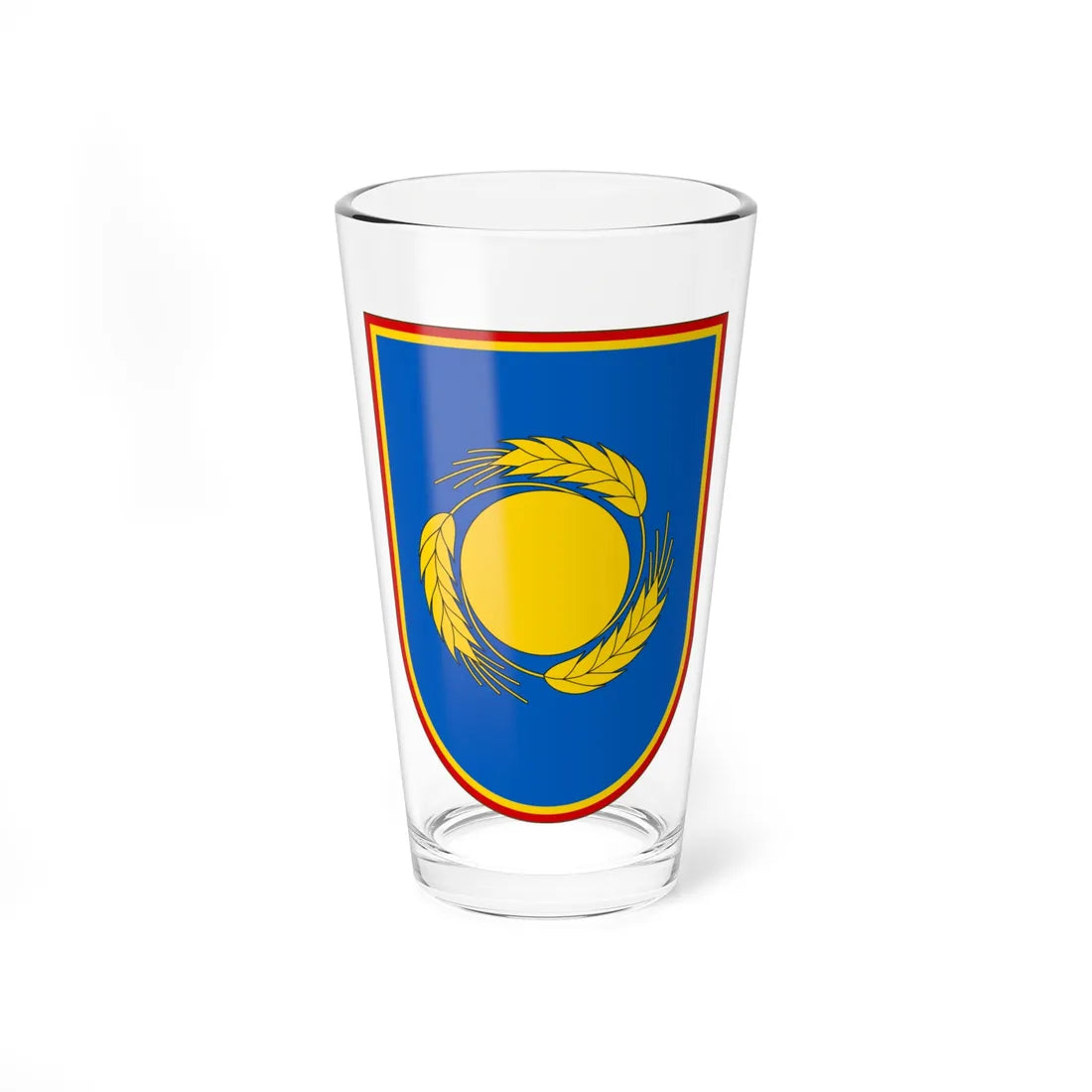 Coat of Arms of Cherkasy Oblast m (Ukraine) (Coat of Arms) Pint Glass 16oz 16oz - Go Mug Yourself