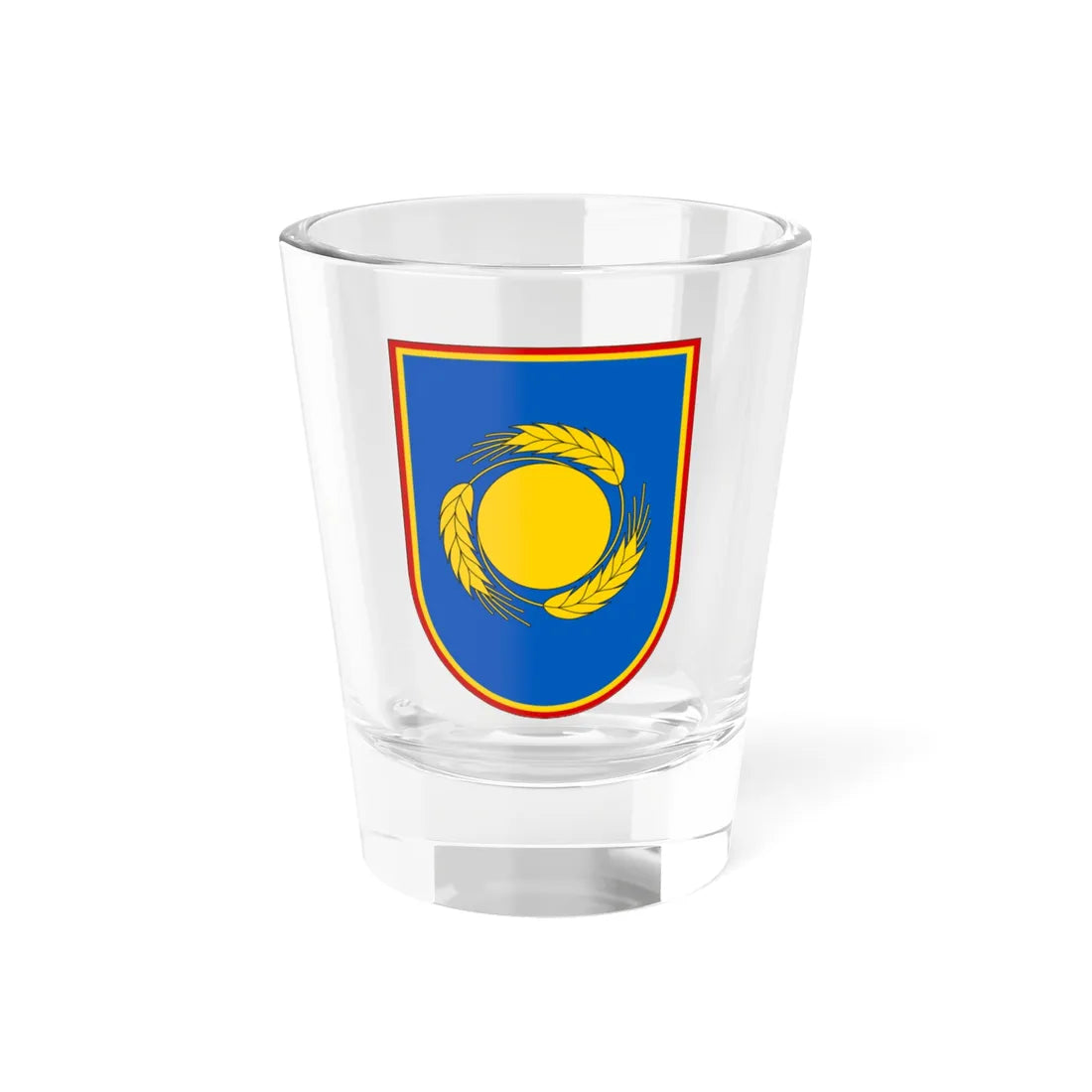 Coat of Arms of Cherkasy Oblast m (Ukraine) (Coat of Arms) Shot Glass 1.5oz 1.5oz - Go Mug Yourself
