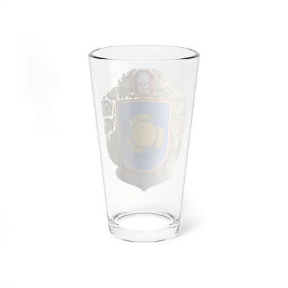 Coat of Arms of Cherkasy Oblast (Ukraine) (Coat of Arms) Pint Glass 16oz - Go Mug Yourself