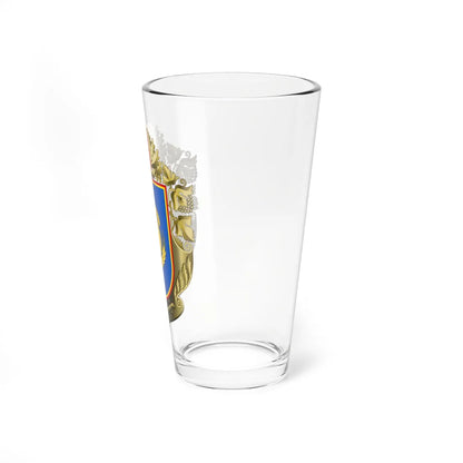 Coat of Arms of Cherkasy Oblast (Ukraine) (Coat of Arms) Pint Glass 16oz - Go Mug Yourself