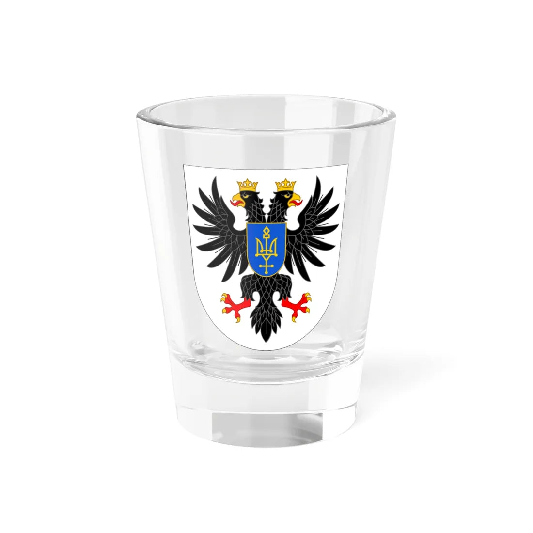 Coat of Arms of Chernihiv Oblast (Ukraine) (Coat of Arms) Shot Glass 1.5oz 1.5oz - Go Mug Yourself