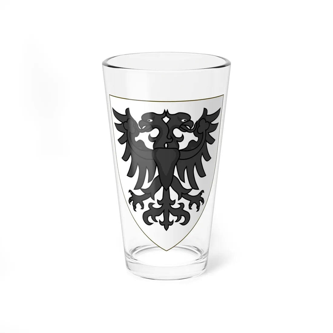 Coat of arms of Chernihiv Principality (Ukraine) (Coat of Arms) Pint Glass 16oz 16oz - Go Mug Yourself