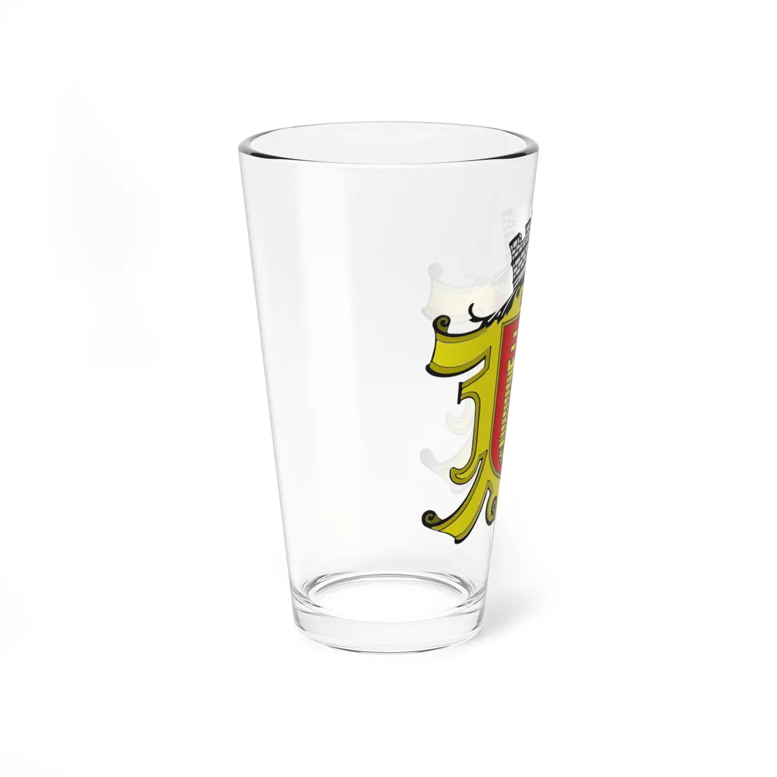 Coat of arms of Chernivtsi (Ukraine) (Coat of Arms) Pint Glass 16oz - Go Mug Yourself