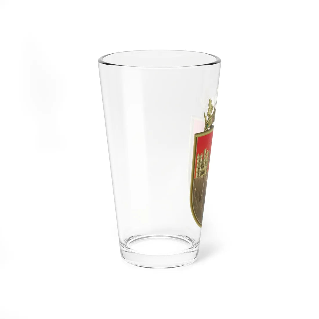Coat of arms of Chiapas (Costa Rica) (Coat of Arms) Pint Glass 16oz - Go Mug Yourself