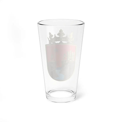 Coat of arms of Chiapas (Costa Rica) (Coat of Arms) Pint Glass 16oz - Go Mug Yourself