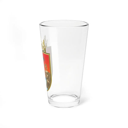 Coat of arms of Chiapas (Costa Rica) (Coat of Arms) Pint Glass 16oz - Go Mug Yourself