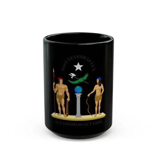 Coat of Arms of Chile (1812-1814) - Black Coffee Mug 15oz - Go Mug Yourself