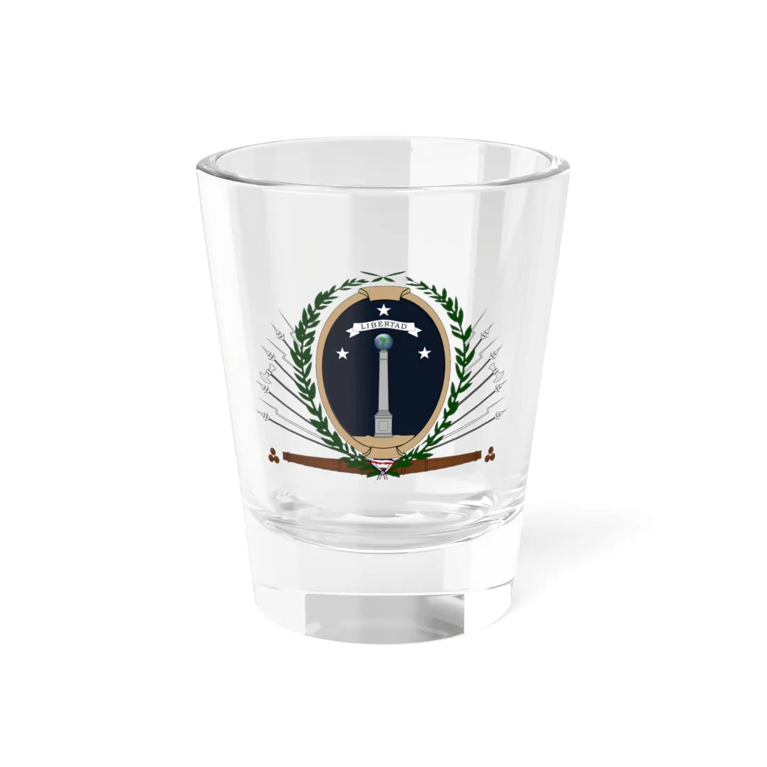 Coat of arms of Chile 1818 (Chile) (Coat of Arms) Shot Glass 1.5oz 1.5oz - Go Mug Yourself