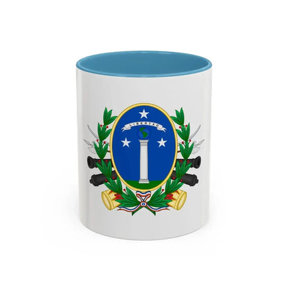 Coat of Arms of Chile (1819-1834) - Accent Coffee Mug 11oz Light Blue - Go Mug Yourself