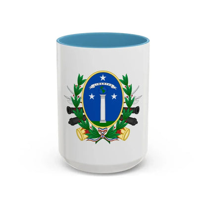 Coat of Arms of Chile (1819-1834) - Accent Coffee Mug 15oz Light Blue - Go Mug Yourself