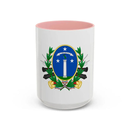 Coat of Arms of Chile (1819-1834) - Accent Coffee Mug 15oz Pink - Go Mug Yourself