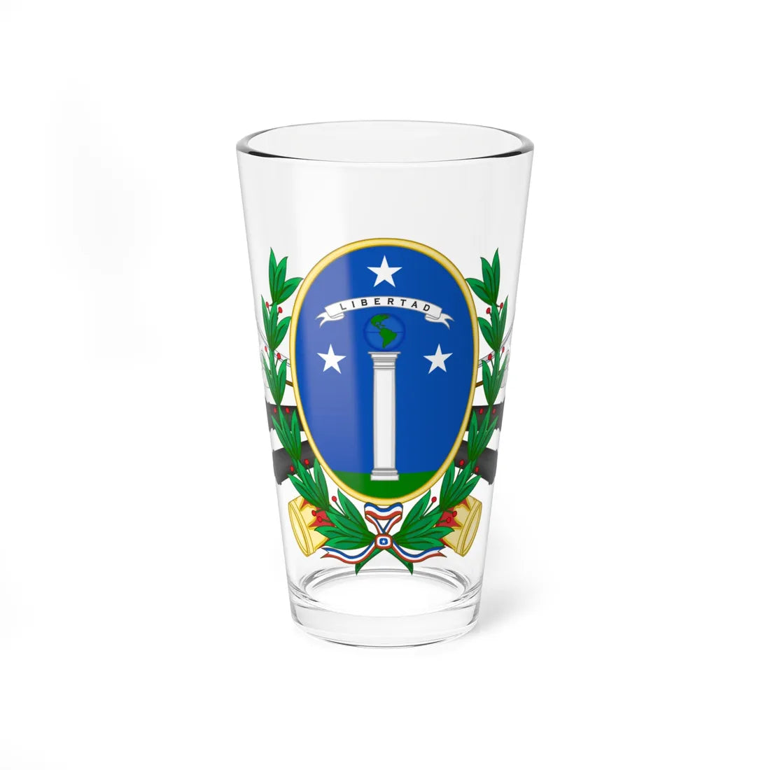Coat of Arms of Chile 1819-1834 (Chile) (Coat of Arms) Pint Glass 16oz 16oz - Go Mug Yourself