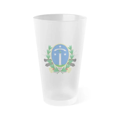 Coat of Arms of Chile (1819-1834) - Frosted Pint Glass 16oz Default Title - Go Mug Yourself