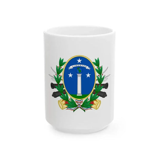 Coat of Arms of Chile (1819-1834) - White Coffee Mug 15oz - Go Mug Yourself