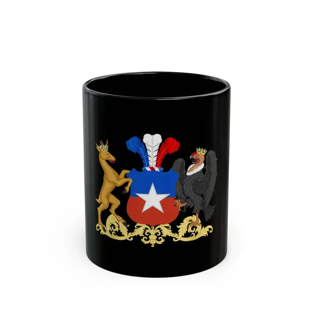 Coat of Arms of Chile (1834-1920) - Black Coffee Mug 11oz - Go Mug Yourself