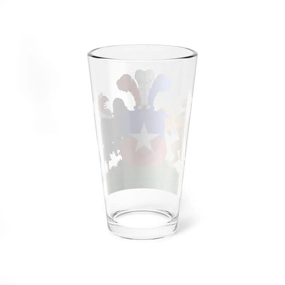 Coat of Arms of Chile 1834-1920 Compartment Variant (Chile) (Coat of Arms) Pint Glass 16oz - Go Mug Yourself