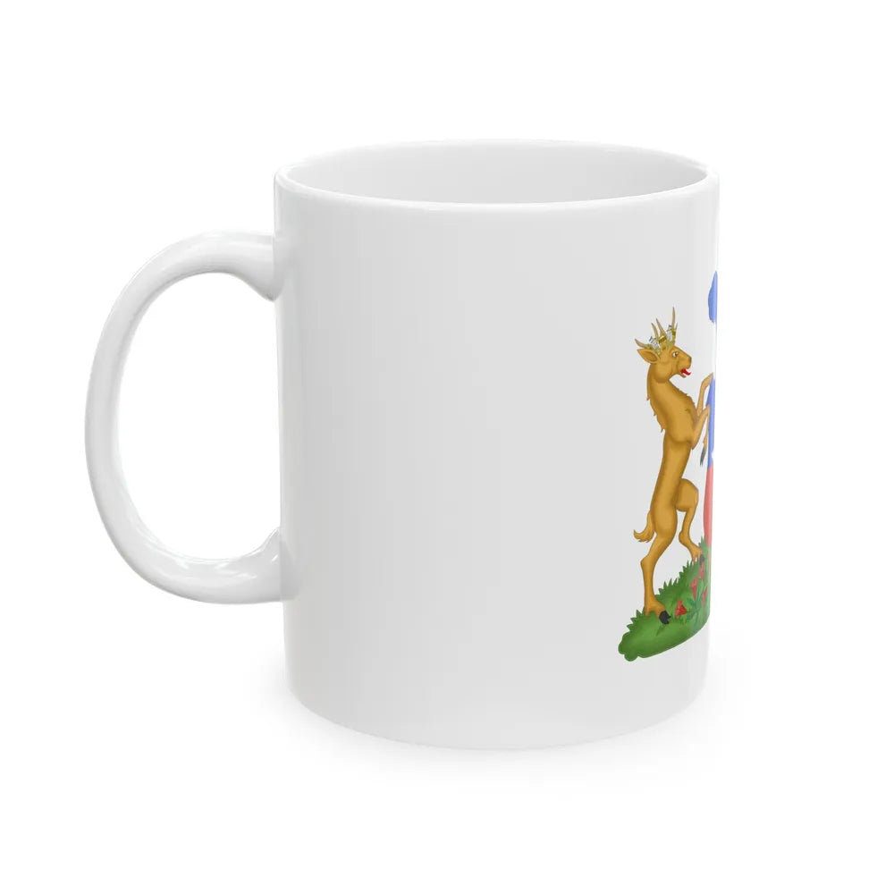 Coat of Arms of Chile (1834-1920) Compartment Variant - White Coffee Mug-Go Mug Yourself