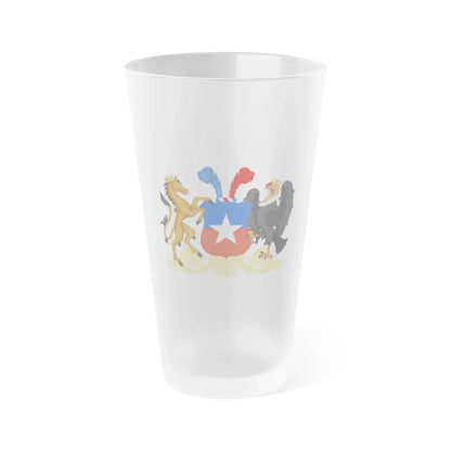 Coat of Arms of Chile 2 - Frosted Pint Glass 16oz Default Title - Go Mug Yourself