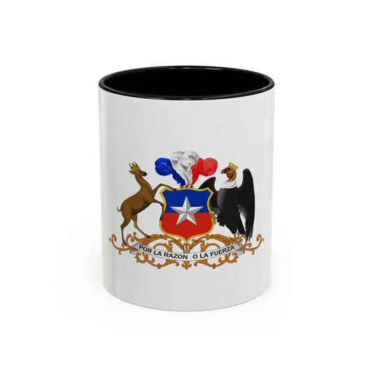 Coat of arms of Chile 3 - Accent Coffee Mug 11oz Black - Go Mug Yourself