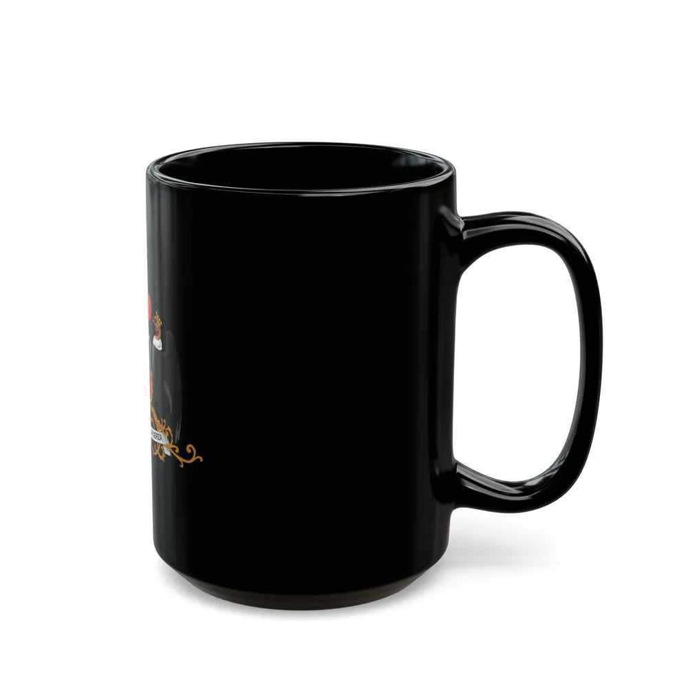 Coat of arms of Chile 3 - Black Coffee Mug-Go Mug Yourself