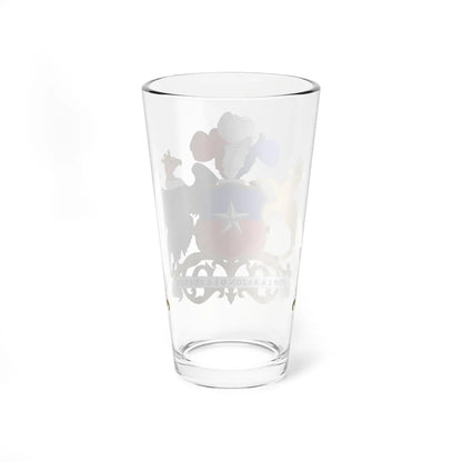 Coat of arms of Chile 3D (Chile) (Coat of Arms) Pint Glass 16oz - Go Mug Yourself