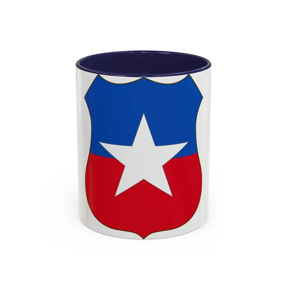 Coat of arms of Chile 4 - Accent Coffee Mug 11oz Navy - Go Mug Yourself